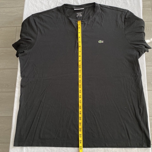 COPY - Lacoste Short Sleeved Henley XXL - Picture 2 of 5